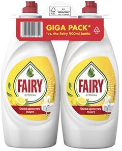 Płyn do mycia naczyń Fairy, 2x900 ml