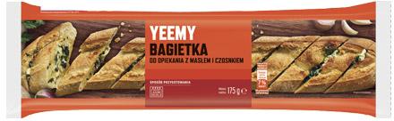 Bagietka do opiekania z masłem i czosnkiem Yeemy, 175 g