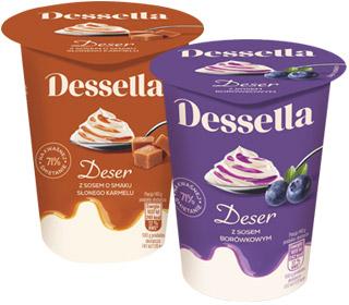 Deser na bazie śmietany Dessella, 140 g