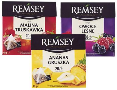 Herbatka owocowa piramidki Remsey, 20 torebek