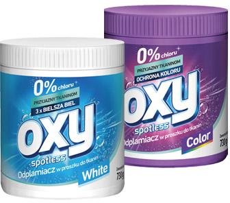 Odplamiacz do tkanin w proszku Oxy Spotless, 730 g