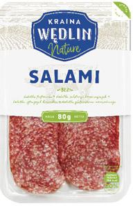 Salami Kraina Wędlin Nature, 80 g