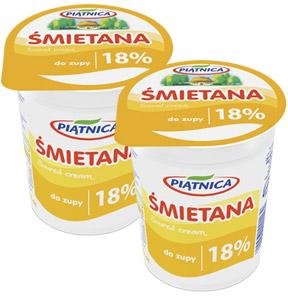 Śmietana 18% Piątnica, 400 g