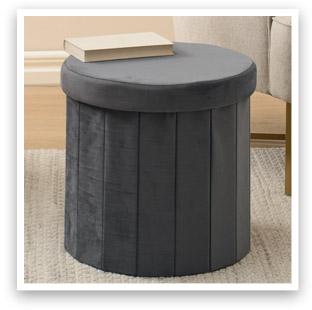 Smukee Puf składany okrągły