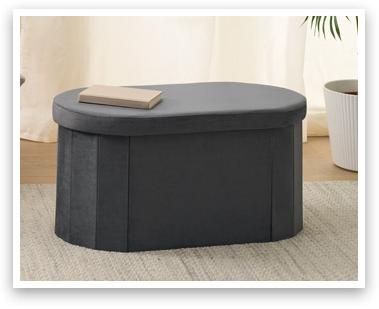 Smukee Puf składany owalny