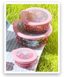 Smukee Zestaw 3 pojemników na żywność