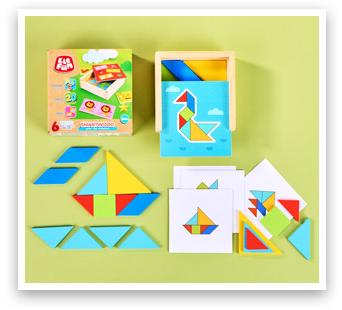 EleFun Drewniane gry edukacyjne