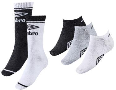 Umbro Skarpety damskie lub męskie, 2-pak lub 3-pak