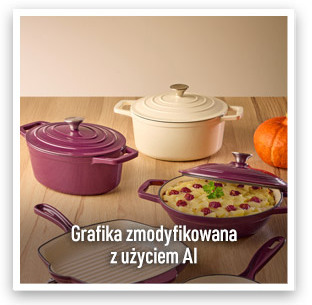 MG Home Naczynia żeliwne z pokrywkami