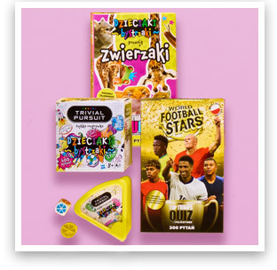 Quiz Trivial Pursuit lub Top Trumps. 300 pytań