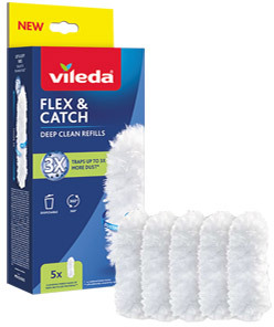 Vileda Wkład do miotełki Flex & Catch, 5 szt.