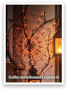 Pajęczyna 70 LED lub mata dźwiękowa