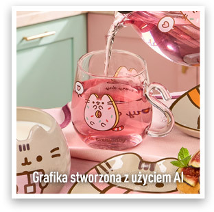 Pusheen Naczynia szklane lub ceramiczne