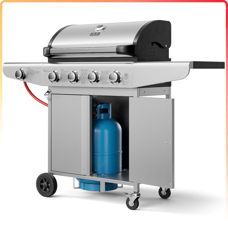 Grill gazowy köler nierdzewny 5 palników 16kw koler relish v1